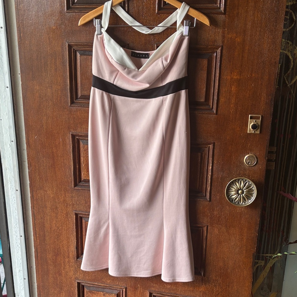 Sabora Pink and Black Women's Dress